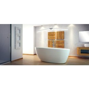BESCO - Voľne stojaca vaňa GOYA (SALERMO) - Farebnica - Biela, Rozmer vane - 160 × 70 cm VANSAL16W vyobraziť