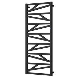 Instalprojekt - Kúpeľňový radiátor TRICK - Pripojenie radiátora - Spodná pripojenie, Radiátory - Farebné prevedenie HL - Čierna, Rozmer radiátora HL - 530 × 1517 mm, výkon 704 W RADTRK501531 vyobraziť