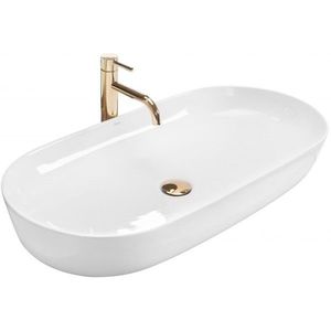 REA - Umývadlo na dosku Cleo 81 41x81 biela REA-U0563 vyobraziť