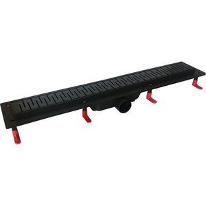 HOPA - Odtokový žľab Standardline BLACK - Dĺžka - 90, Variant roštu - Medium OLPZLABST89BM vyobraziť