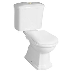 KERASAN - RETRO WC kombi, spodný odpad, biela-bronz WCSET13-RETRO-SO vyobraziť