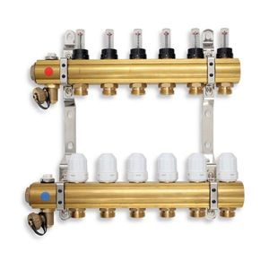 NOVASERVIS - ROZDEĽOVAČ s term. ventilmi, reg. s prietok. mech. 6 okruhov RZP06S vyobraziť