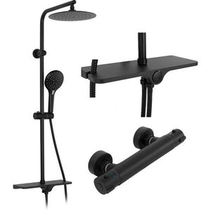 REA - Sprchový set s batériou 150mm Mike čierna REA-P0550 vyobraziť