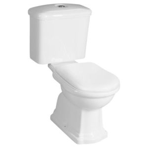 KERASAN - RETRO WC kombi, zadný odpad, biela-chrom WCSET02-RETRO-ZO vyobraziť