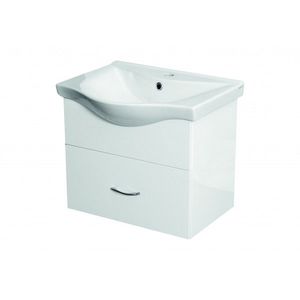 HOPA - Skrinka s keramickým umývadlom vekami 55/65/80 - Nábytok Viky - 79, 5 × 46 × 17, 5 cm OLNVIKI380 + OLKE70802 vyobraziť