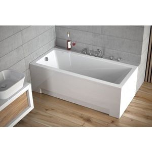 BESCO - Obdĺžniková vaňa TERME - Nožičky k vani - Bez nožičiek, Rozmer vane - 150 × 70 cm OLVTER15 vyobraziť
