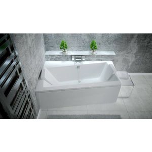 BESCO - Asymetrická vaňa ASTI - Nožičky k vani - Bez nožičiek, Rozmer vane - 160 × 100 cm, Spôsob prevedenia - Ľavé VANAST16L vyobraziť