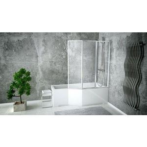 BESCO - Asymetrická vaňa ESTE - Nožičky k vani - Bez nožičiek, Rozmer vane - 170 × 75 cm, Spôsob prevedenia - Pravé VANEST17P vyobraziť