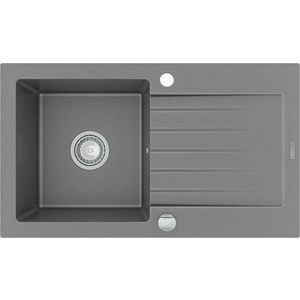 MEXEN - Pablo granitový drez 1 s odkvapkávačom 752x436 mm, sivá 6510751010-71 vyobraziť