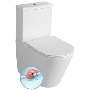 SAPHO - PACO WC kombi, Rimless, spodný/zadný, bílá PC1012WR vyobraziť