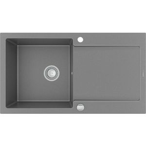 MEXEN - Leo granitový drez s odkvapkávačom 900x500 mm, sivá 6501901010-71 vyobraziť