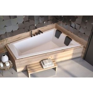 BESCO - Asymetrická vaňa INTIMA DUO SLIM - Nožičky k vani - S nožičkami, Rozmer vane - 170 × 125 cm, Spôsob prevedenia - Pravé VANINTID17SLIMP + OLVPINOZSTELID vyobraziť