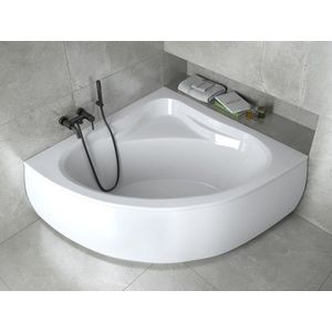 BESCO - Rohová vaňa MIA - Nožičky k vani - S nožičkami, Rozmer vane - 130 × 130 cm VANMIA130 + OLVPINOZ vyobraziť
