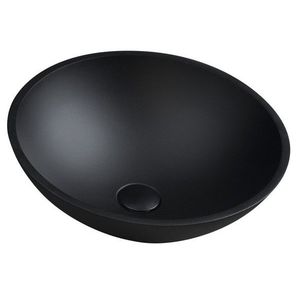 SAPHO - TELICA sklenené umývadlo na dosku priemer 42cm, čierná mat TY181B vyobraziť