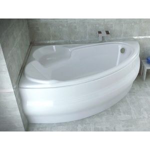BESCO - Asymetrická vaňa FINEZJA NOVA - Nožičky k vani - S nožičkami, Rozmer vane - 155 × 95 cm, Spôsob prevedenia - Ľavé VANFINN155L+OLVPINOZ vyobraziť