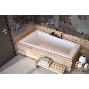 BESCO - Asymetrická vaňa INTIMA SLIM - Nožičky k vani - Bez nožičiek, Rozmer vane - 150 × 85 cm, Spôsob prevedenia - Ľavé VANINTI15SLIML vyobraziť