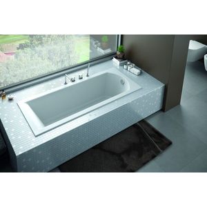BESCO - Obdĺžniková vaňa SHEA SLIM - Nožičky k vani - Bez nožičiek, Rozmer vane - 180 × 80 cm VANSHEA180SLIM vyobraziť