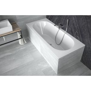BESCO - Obdĺžniková vaňa VITAE SLIM - Nožičky k vani - Bez nožičiek, Rozmer vane - 160 × 75 cm VANVITAE160SLIM vyobraziť