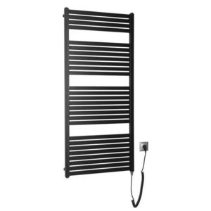 AQUALINE - TONDI-E elektrické vykurovacie teleso, rovné, 600x1330 600 W, čierna mat DE486T vyobraziť