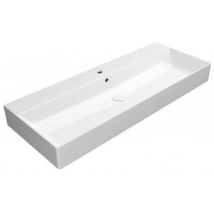 GSI - KUBE X keramické umývadlo 120x47cm, biela ExtraGlaze 9424111 vyobraziť