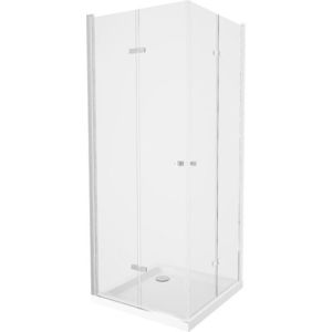 MEXEN/S - Roma Duo sprchovací kút 90x90, transparent, chróm + vanička so sifónom 854-090-090-01-02-4010 vyobraziť