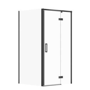 CERSANIT/S - Sprchovací kút LARGA 90x80 čierny, pravý, číre sklo S932-124/80 vyobraziť