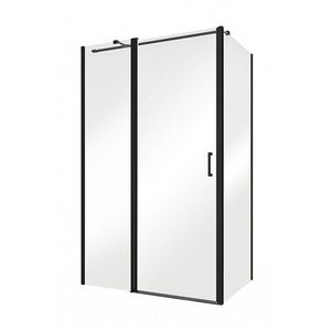 BESCO - Pevná stena EXO-CH BLACK - FARBA rámu - Čierna, Rozmer A - 80, Rozmer C - 190, Smer zatvárania - Univerzálne Ľavé / Pravé, Výplň - Číre bezpečnostné sklo - 6 mm BCEXOCH80BC vyobraziť