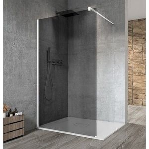 GELCO - VARIO WHITE jednodielna sprchová zástena na inštaláciu k stene, dymové sklo, 1400 GX1314GX1015 vyobraziť