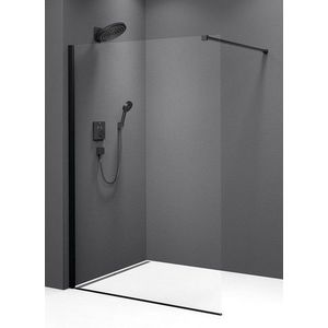 POLYSAN - MODULAR SHOWER BLACK stena na inštaláciu na múr, jednodielna, 800 MS1-80B vyobraziť