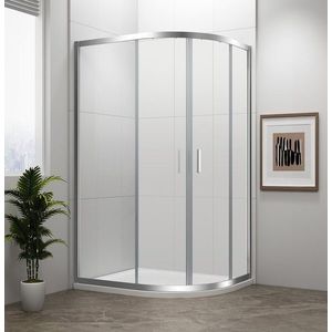 POLYSAN - EASY štvrťkruhová sprchová zástena 1100x800, L/R, číre sklo EL2415 vyobraziť