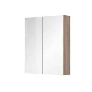 Mereo Aira, Ponte kúpeľňová galerka 60 cm, zrkadlová skrinka, dub Kronberg CN716GD vyobraziť