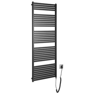 AQUALINE - TONDI-E elektrické vykurovacie teleso, rovné, 600x1690 800 W, čierna mat DE496T vyobraziť
