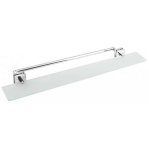 POLYSAN - X-SQUARE polica s držiakom osušky na sklenenú zástenu, chróm XQ458 vyobraziť