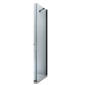 MEXEN - Bočná stena pre-Roma, Lima 110x190 cm 6mm čierne, transparent 850-110-000-70-00 vyobraziť