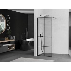 HOPA - Walk-in sprchovací kút ALBOX BLACK - FARBA rámu - Čierna, Rozmer A - 120, Rozmer C - 195, Smer zatvárania - Univerzálne Ľavé / Pravé, Výplň - Maľované bezpečnostné sklo - 6 mm OLBALBO120BC vyobraziť