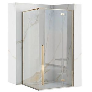 REA - Sprchovací kút Fargo Fargo 90x120 zlatý REA-K6614 vyobraziť