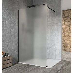 GELCO - VARIO BLACK jednodielna sprchová zástena na inštaláciu k stene, matné sklo, 700 GX1470GX1014 vyobraziť