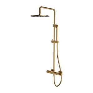 OMNIRES - CONTOUR termostatický sprchový stĺp zlatá kartáčovaná /GLB/ CT8044GLB vyobraziť