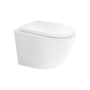 Mereo WC závesné kapotované, Smart Flush RIMLESS, 490x370x360, keramické, vr. sedátka CSS126 VSD82T2 vyobraziť