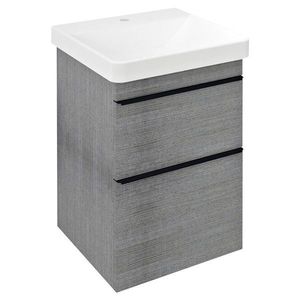 SAPHO - SITIA umývadlová skrinka 46, 4x70x44, 2cm, 2x zásuvka, dub strieborný SI050-1111 vyobraziť