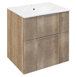 SAPHO - CIRASA STRIP umývadlová skrinka 59, 2x64x46cm, dub alabama CR601-2322 vyobraziť