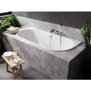 BESCO - Asymetrická vaňa VICA SLIM+ biela, sifón so štrbinovým prepadom - Farba sifónu - Zlatá, Nožičky k vani - Bez nožičiek, Rozmer vane - 170 × 80 cm VANVIC170SLIMZ vyobraziť