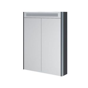 Mereo Siena, kúpeľňová galérka 64 cm, zrkadlová skrinka, antracit mat CN436GA vyobraziť
