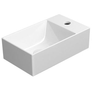 GSI - KUBE X keramické umývadlo 40x23cm, pravé/ľavé, biela ExtraGlaze 9484111 vyobraziť