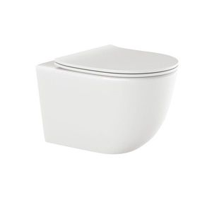INVENA - Závesná WC misa TINOS, vrátane soft/close sedátka CE-91-001-W vyobraziť