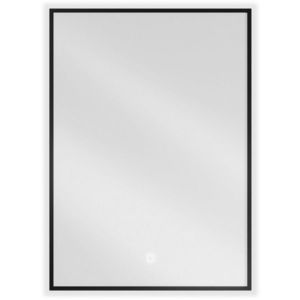 MEXEN - Erma zrkadlo s osvetlením 50 x 70, LED 6000K, čierny rám 9814-050-070-611-70 vyobraziť