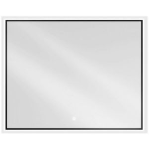 MEXEN - Erma zrkadlo s osvetlením 100 x 80, LED 6000K, čierny rám 9814-100-080-611-70 vyobraziť