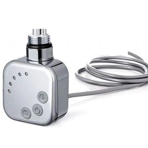 HOPA - Vykurovacia tyč BURG s termostatom - Farba vykurovacej tyče - Chróm, Typ pripojenia - Rovný kábel, Výkon vykurovacej tyče - 200 W RDOHT2RK20002 vyobraziť