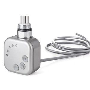 HOPA - Vykurovacia tyč BURG s termostatom - Farba vykurovacej tyče - Chróm - matný, Typ pripojenia - Rovný kábel, Výkon vykurovacej tyče - 600 W RDOHT2RK60003 vyobraziť
