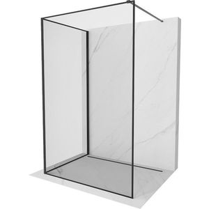 MEXEN/S - Kioto Sprchová zástena WALK-IN 120 x 70, čierny vzor, čierna 800-120-212-70-70-070 vyobraziť